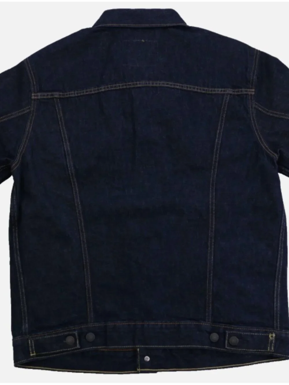 Levi's Premium Men's Trucker Denim Jacket Relaxed Dark Wash 100% Cotton Size XL
